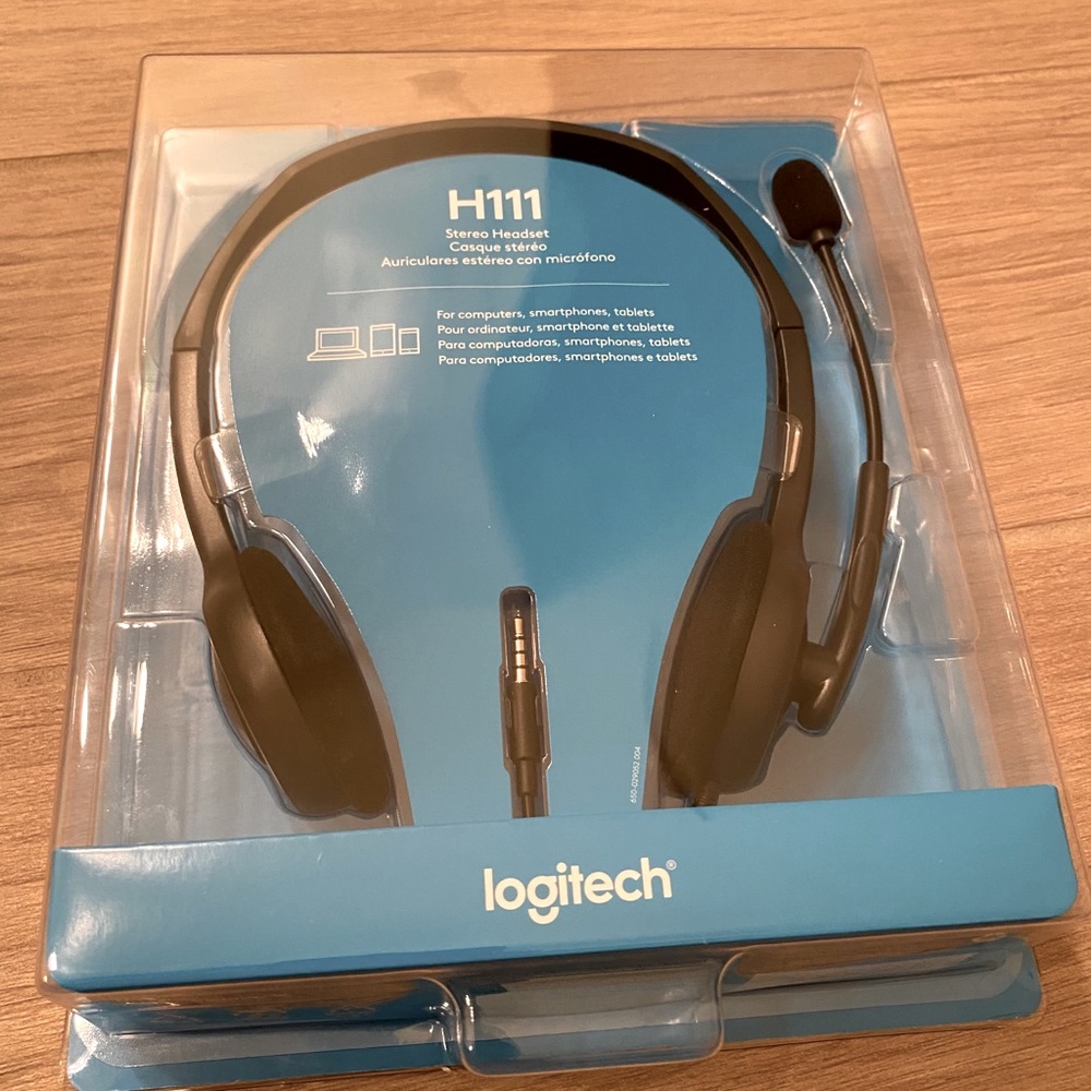 Logitech H111 Stereo Headset NEW